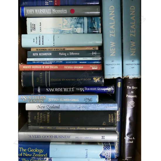 BOX LOT BOOKS - NZ POLITICAL
