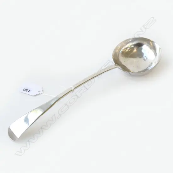 London 1836 SILVER SOUP LADLE with repair to bowl handle junction 115gms