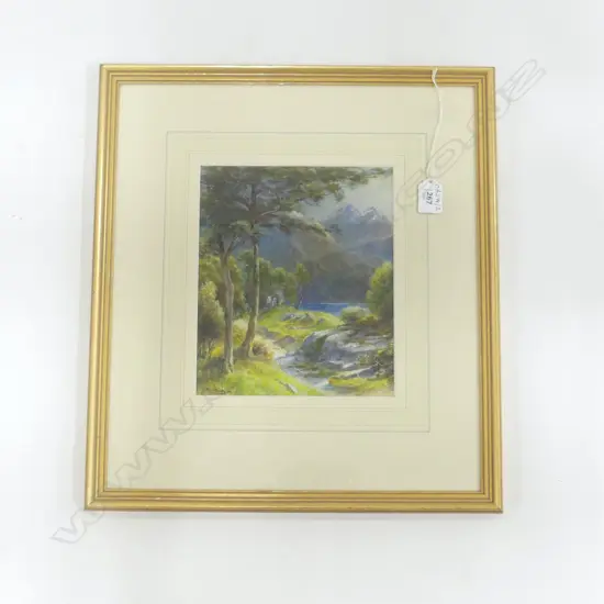 JOHN MCINTOSH MADDEN (1856-1923), BUSH W/C 230x190mm