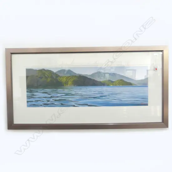 RICK EDMONDS PRINT COASTAL LANDSCAPE270 X 825mm