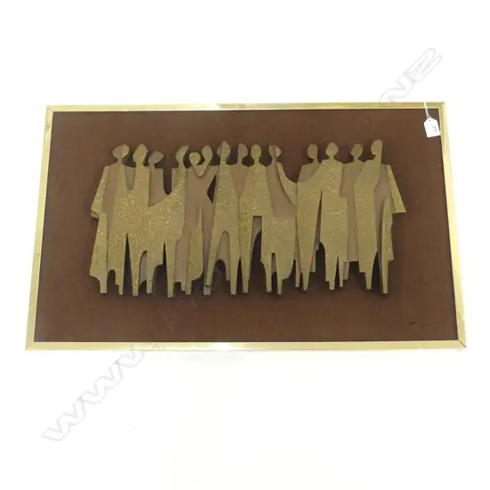 GIAVANNI SCHOEMAN (S AFRICAN 1940-1981) 1960S SCULPTURAL ARTWORK, 460X730mm. NOTE: LATER MOVED TO CALIFORNIA  HIS SCUPLT