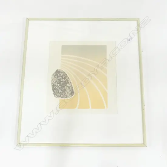 RODNEY FUMPSTON (1947-) ETCHING ON PAPER 'ZEN GARDEN' 24/75 ltd. ed. signed & entitled 390 x 360mm