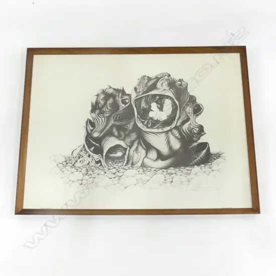 REI HAMON LTD ED 1976 PRINT 82/600 740X540mm