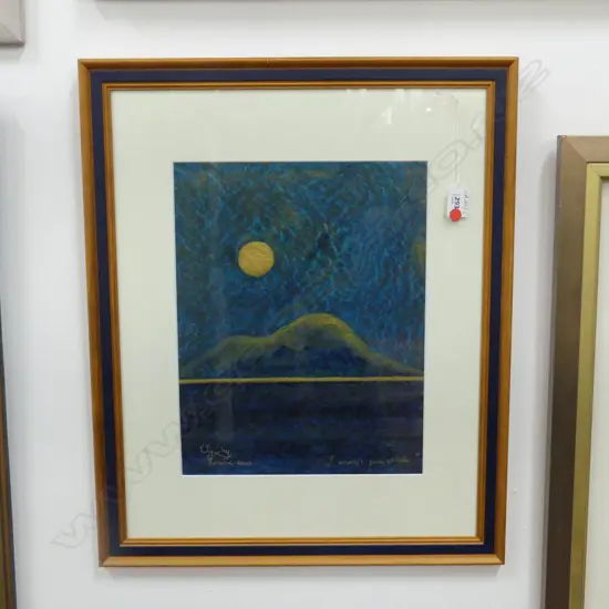 SIGNED FRENCH PRINT 350x270mm