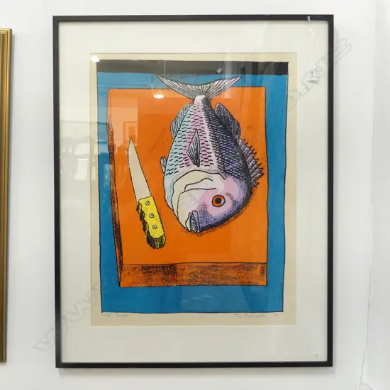 TOM BURNETT 'SNAPPER' SCREEN PRINT 69/80 '85 640x485mm