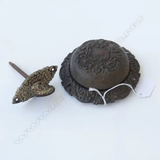 ANTIQUE DOOR BELL 125mm dia