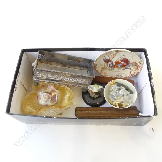 2 FOLDING RULERS, CAITHNESS PAPERWEIGHT ETC