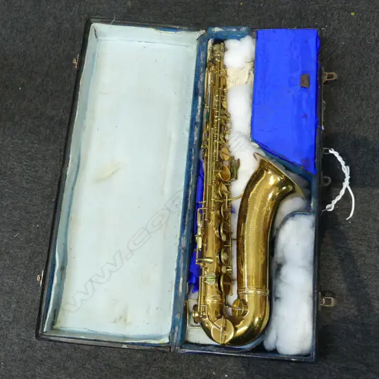 1930s HAWKES & SON ALTO SAXOPHONE, CASED