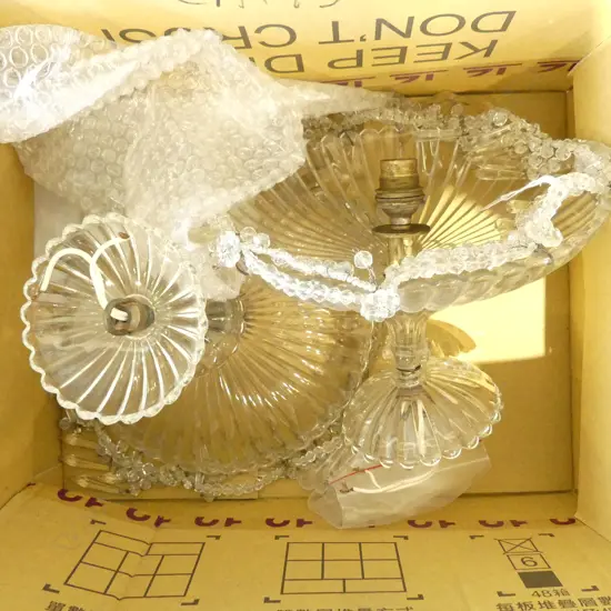 PR CRYSTAL LIGHT FITTINGS 255mm dia