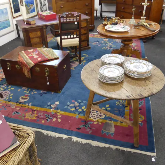 LG VINTAGE CHINESE FLOOR RUG DECO DESIGN  3650x2750mm