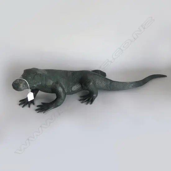 BRONZE KOMODO DRAGON L.900mm