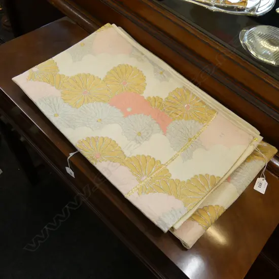JAPANESE QUALITY VINTAGE HAND WOVEN SILK OBI