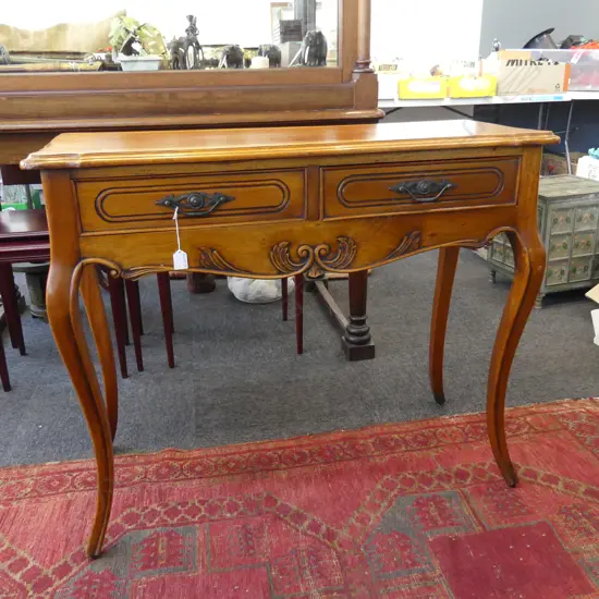 FRENCH SYLE MAHOGANY HALL TABLE H810 L990MM