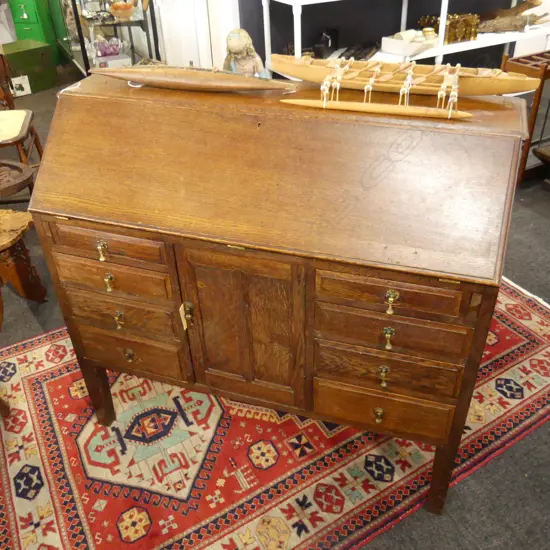 OAK FALL FRONT DESK 1095x420x1000mm