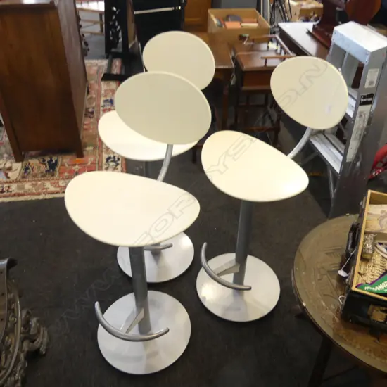 3 MODERN BAR STOOLS