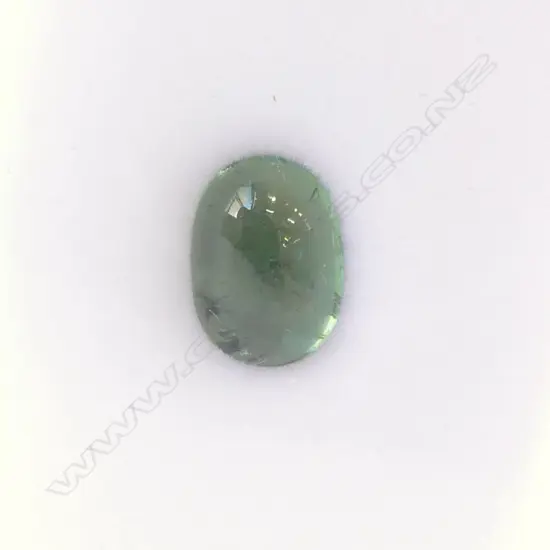 5ct OVAL GREEN TOURMALINE CABOCHON