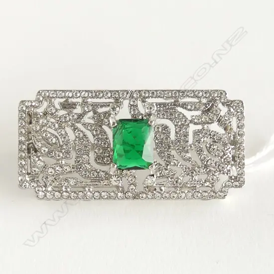 COSTUME REPRO ART DECO BROOCH
