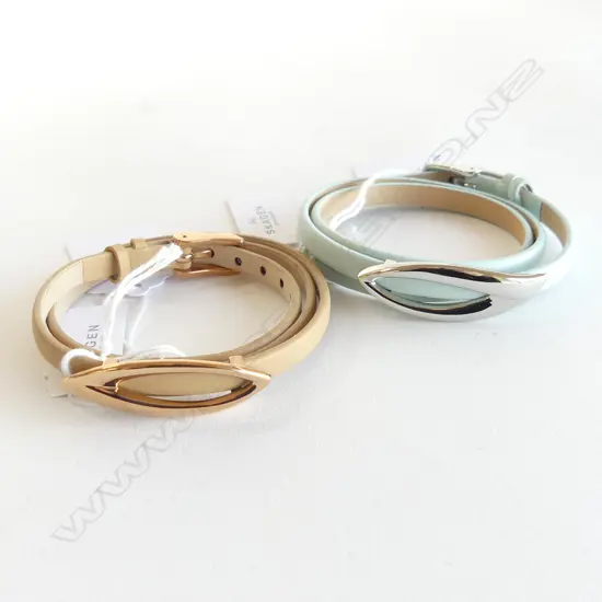 2 SKAGEN DENMARK BRACELETS, BOXED, NEW