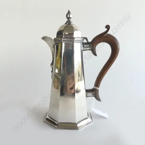 S/SILVER CHOCLATE POT H200MM 402GRMS