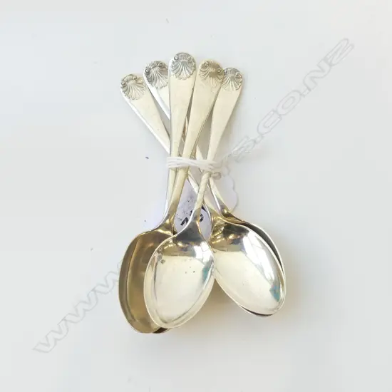 5 S/SILVER COFFEE SPOONS 60G