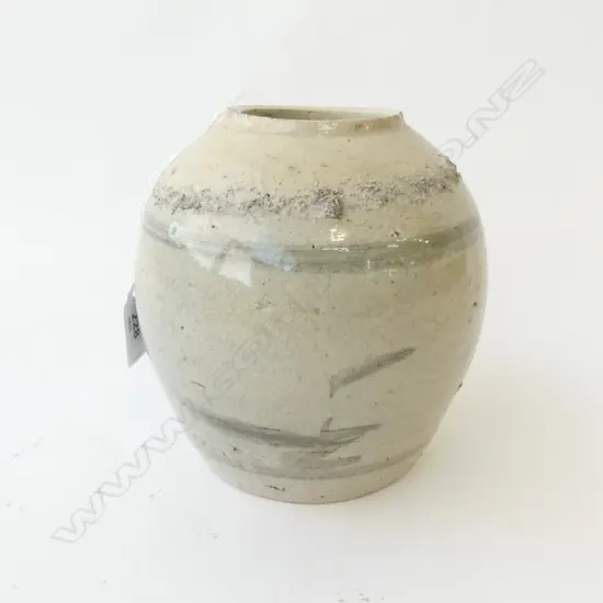 ANTIQUE CHINESE GINGER JAR NO LID H160MM