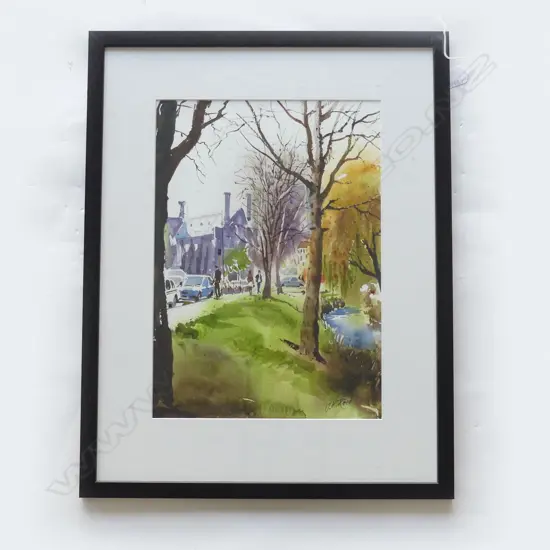 JOHN KEITH REED, BANKS OF THE AVON, WC 410x290mm