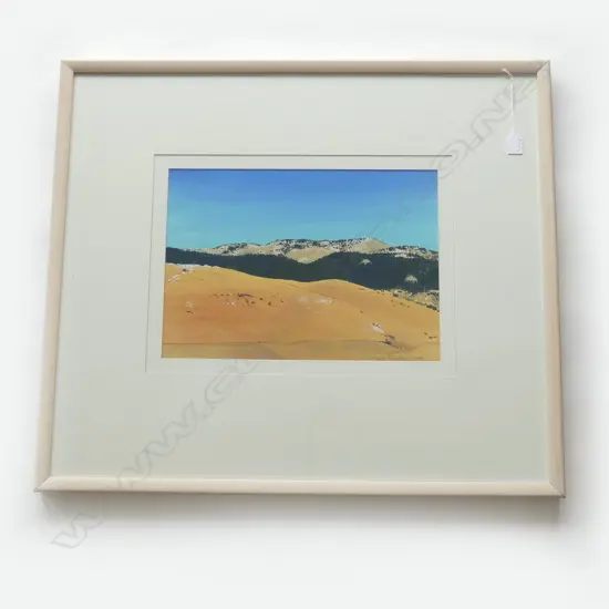 MICHAEL EATON 'WAIPARA LIMESTONE COUNTRY' ACRYLIC GOUCHE ON WC PAPER, '99 315x445mm 