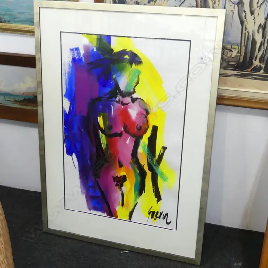 SIGNED NUDE WC 710x465mm
