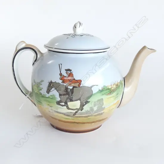BURLEIGH WARE CECILALOIN PAT VINTAGE TEAPOT H170MM