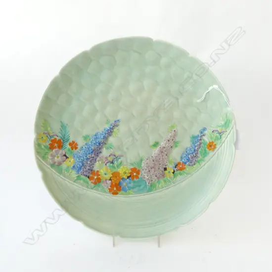 CARLTON WARE WALL CHARGER ENGLISH GARDEN PAT DIA 330MM