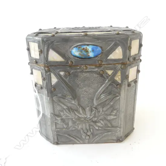 ARTS & CRAFTS TEA CADDY H125mm
