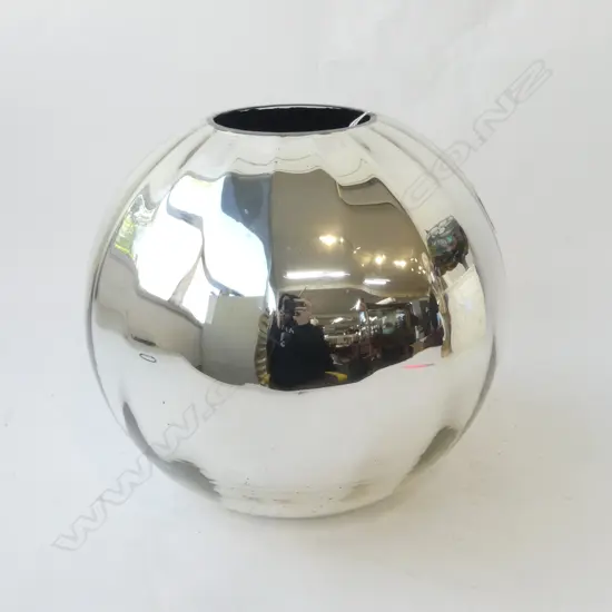 MIRRORED VASE H.260mm