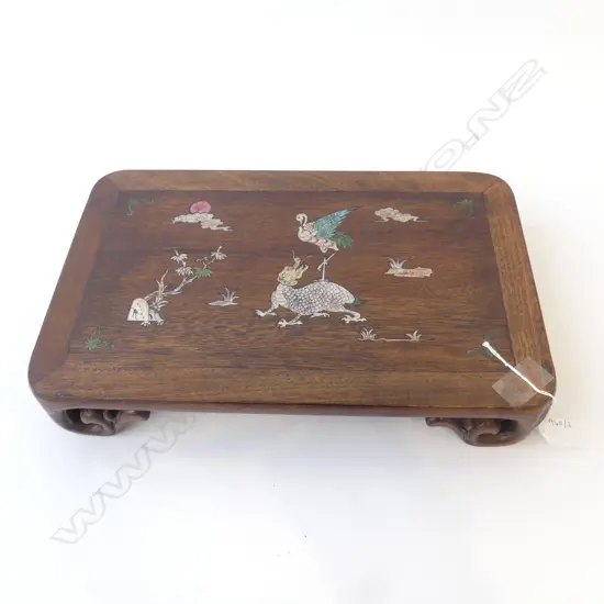 ORIENTAL INLAID WOODEN STAND 395x250mm