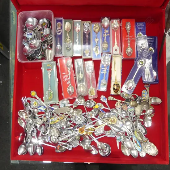 COLLECTION OF SOUVENIR SPOONS