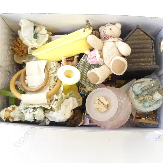 RESIN DOLL HOUSE FURNITURE ETC