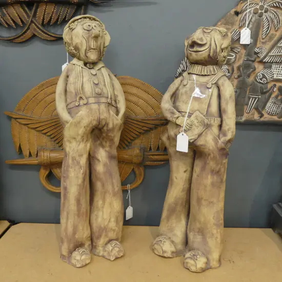 PR NZ STUDIO POTTERY FIGURES H480MM