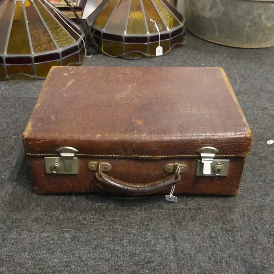 VINTAGE CROC PAT LEATHER SMALL CASE L450 H360MM