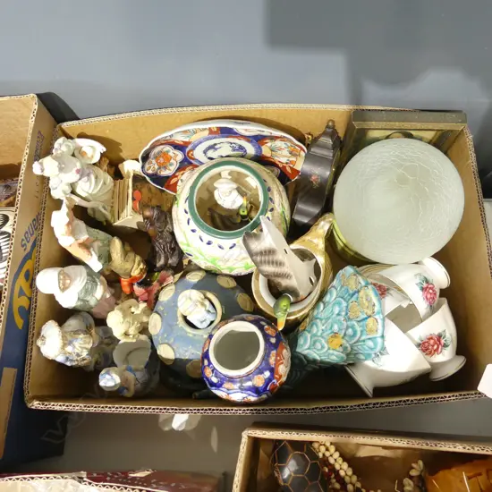 ASST. CHINA, FIGURINES ETC