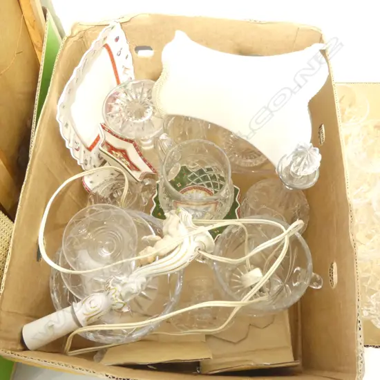 ASST. CRYSTAL, LAMP ETC