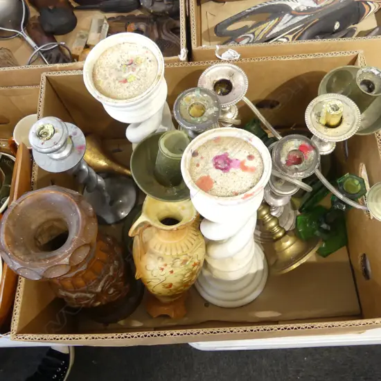 ASST. CANDLESTICKS ETC