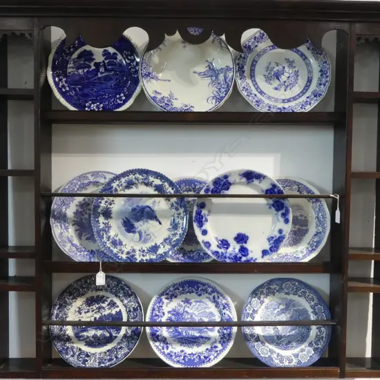 12 ASST. B/W PLATES 270mm dia