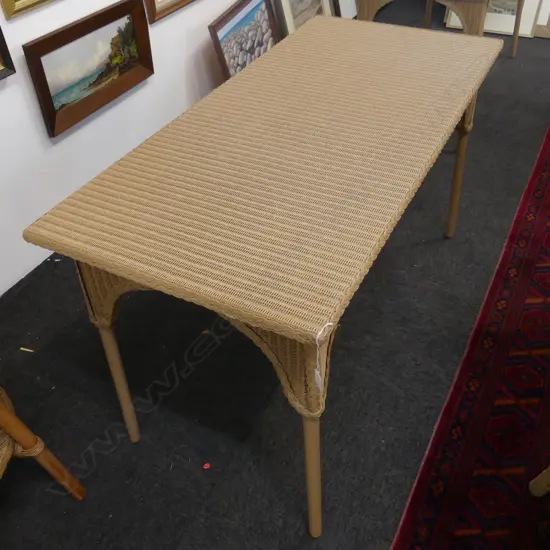 LUSTYS LLOYD LOOM TABLE 600x1260x710mm