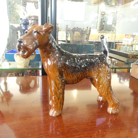CERAMIC TERRIER DOG H.175m