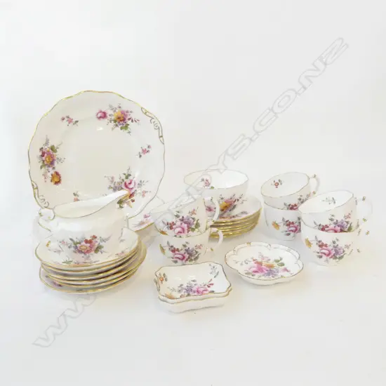 ROYAL CROWN DERBY 'DERBY POSIES' PART TEA SET INCL. 6 C/S TRIOS ETC