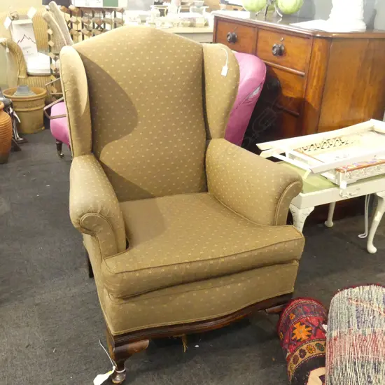 WING BACK ARMCHAIR