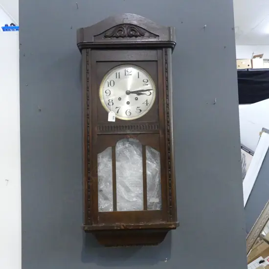 OAK WALL CLOCK H.800mm