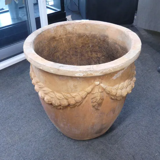 LG TERRACOTTA GARDEN PLANTER H.690mm, 700mm dia