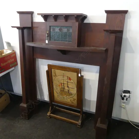 ARTS & CRAFTS FIRE SURROUND 1400x230x1590mm