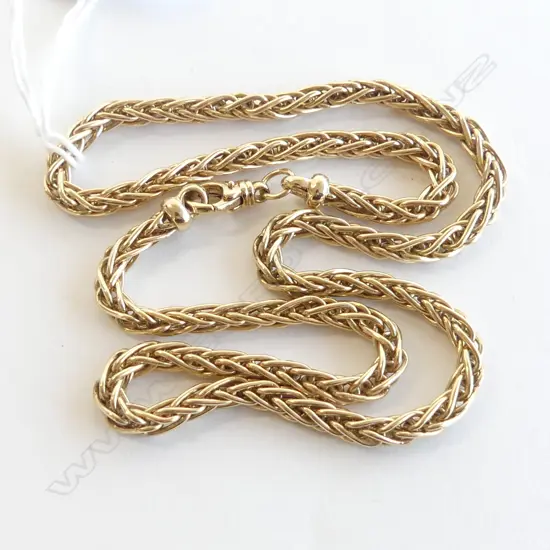 9CT NECKLACE 29.5gms  (CLASP NEEDS ATTENTION)