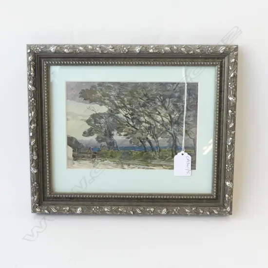 ALFRED EAST 'A STORMY EVENING' WC PRINT 120x185mm